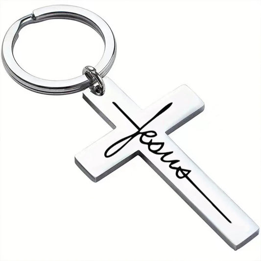 CHAVEIRO PINGENTE DE CRUZ PREMIUM