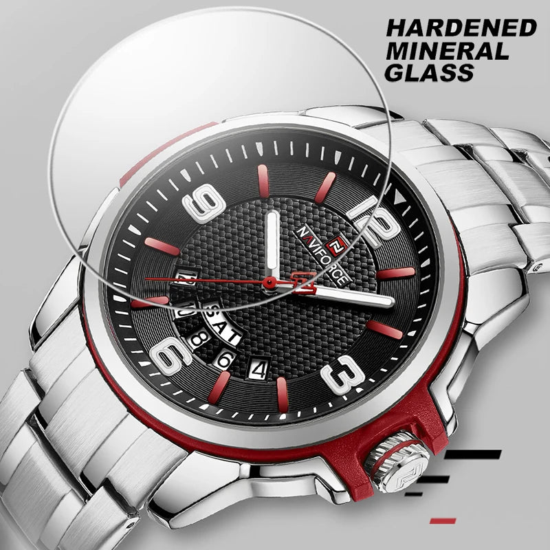 RELÓGIO MASCULINO PULSEIRA DE AÇO NAVIFORCE