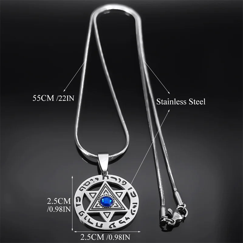 Colar estrela judaica de Davi