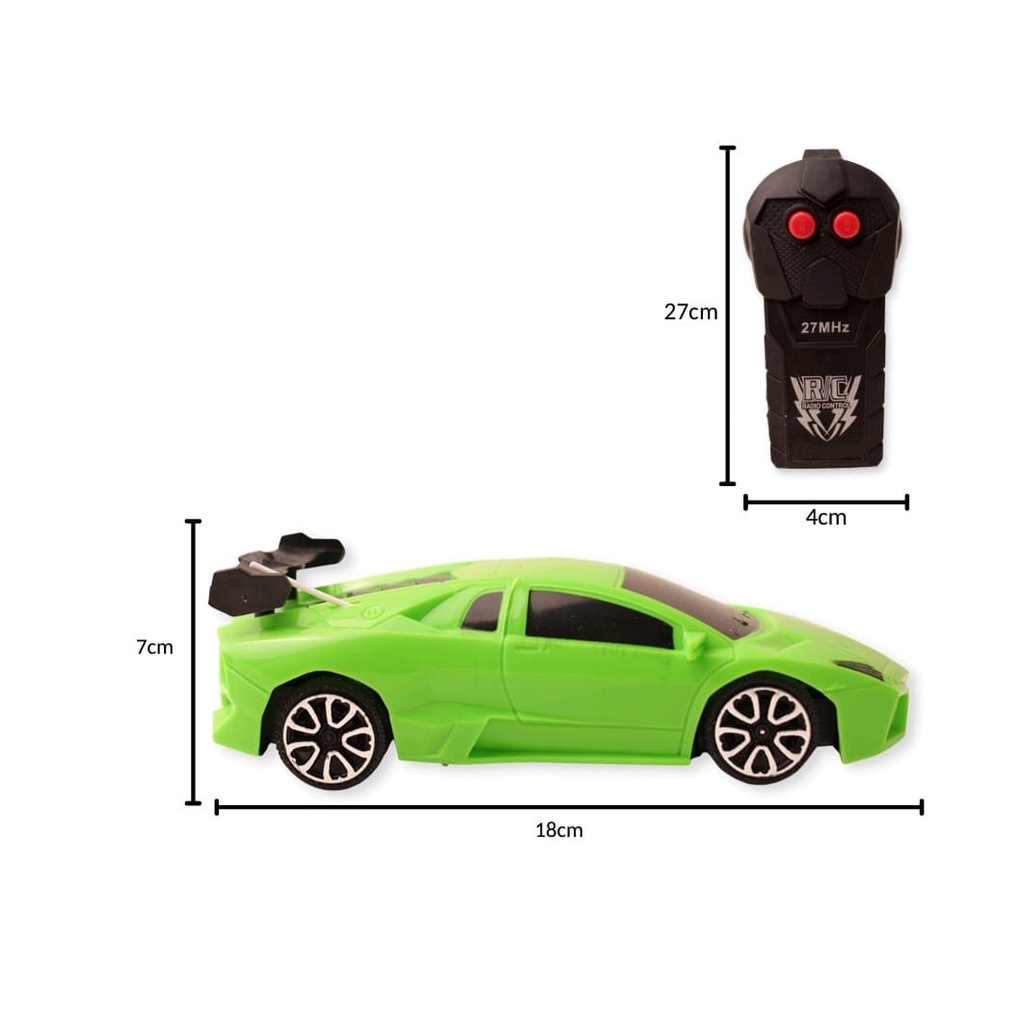 Carro De Controle Remoto Esportivo Sem Fio 3 Funções
