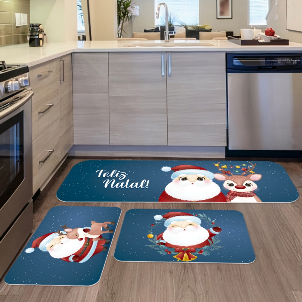 Tapetes de Cozinha 3 Peças COLEÇÃO DE NATAL! - ENVIO RÁPIDO!