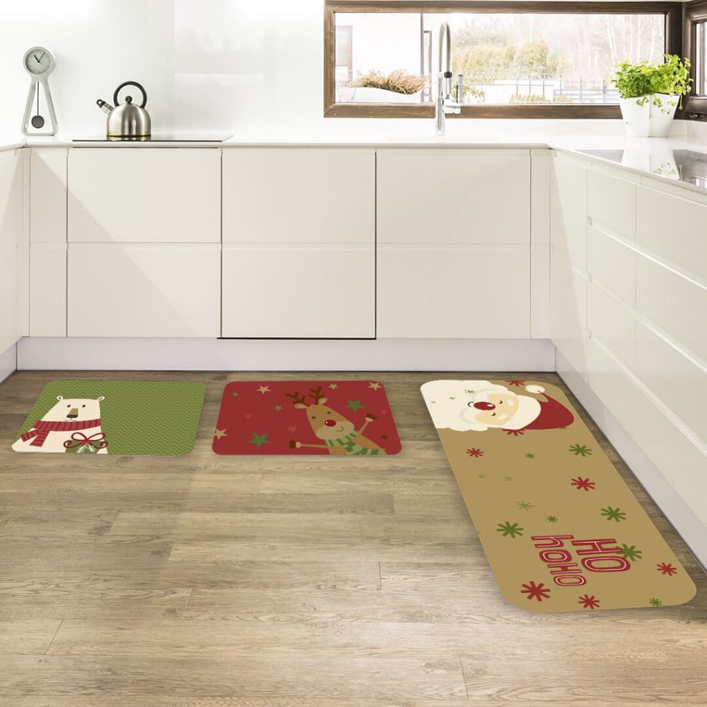 Tapetes de Cozinha 3 Peças COLEÇÃO DE NATAL! - ENVIO RÁPIDO!