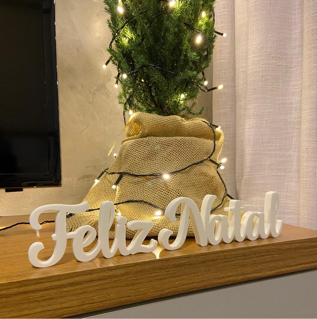 Letreiro Decorativo FELIZ NATAL - Decoração Natal