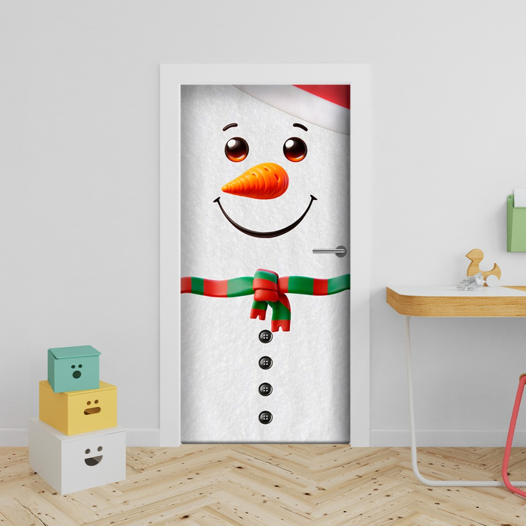 CAPA DECORATIVA DE NATAL PARA PORTA