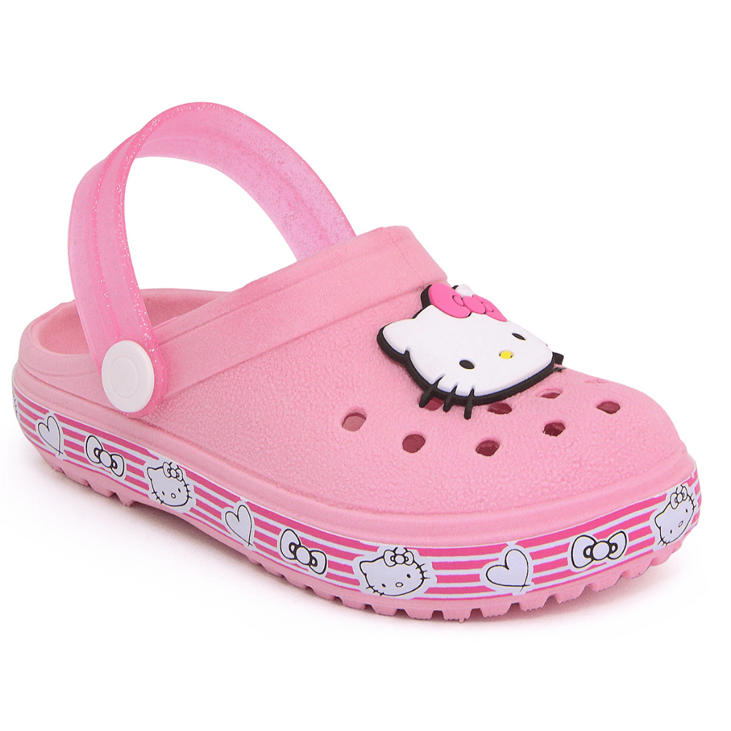 Kit Hello Kitty Babuche + Bolsa Infantil Menina Estilosa