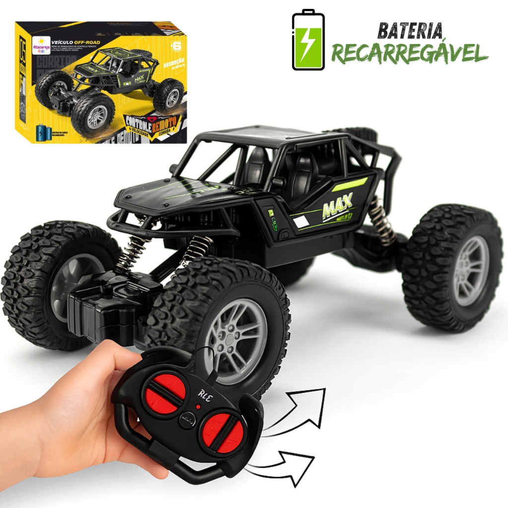 Carrinho Controle Remoto Brinquedo Off Road