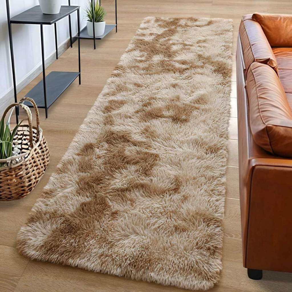 Tapete Passadeira 2,00 x 0,60 Corredor Quarto Sala Beira de Cama Felpudo Peludo