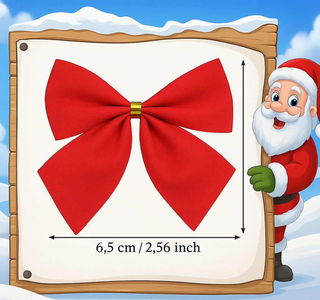 Kit 24 Laços De Natal Lacinho Enfeite Pendente Árvore Natal Dourado Vermelho Sortidos Decoração