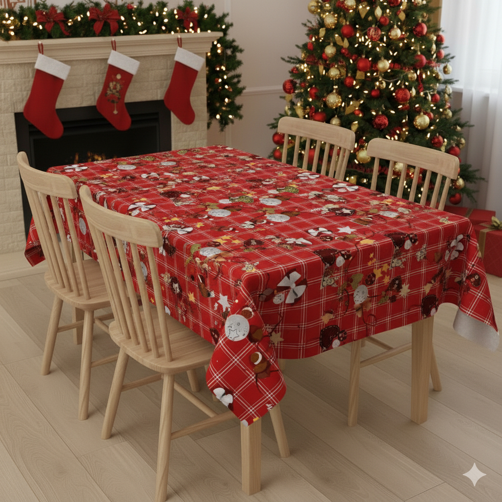 TOALHA DE NATAL IMPERMEAVEL 2M-VÁRIAS ESTAMPAS