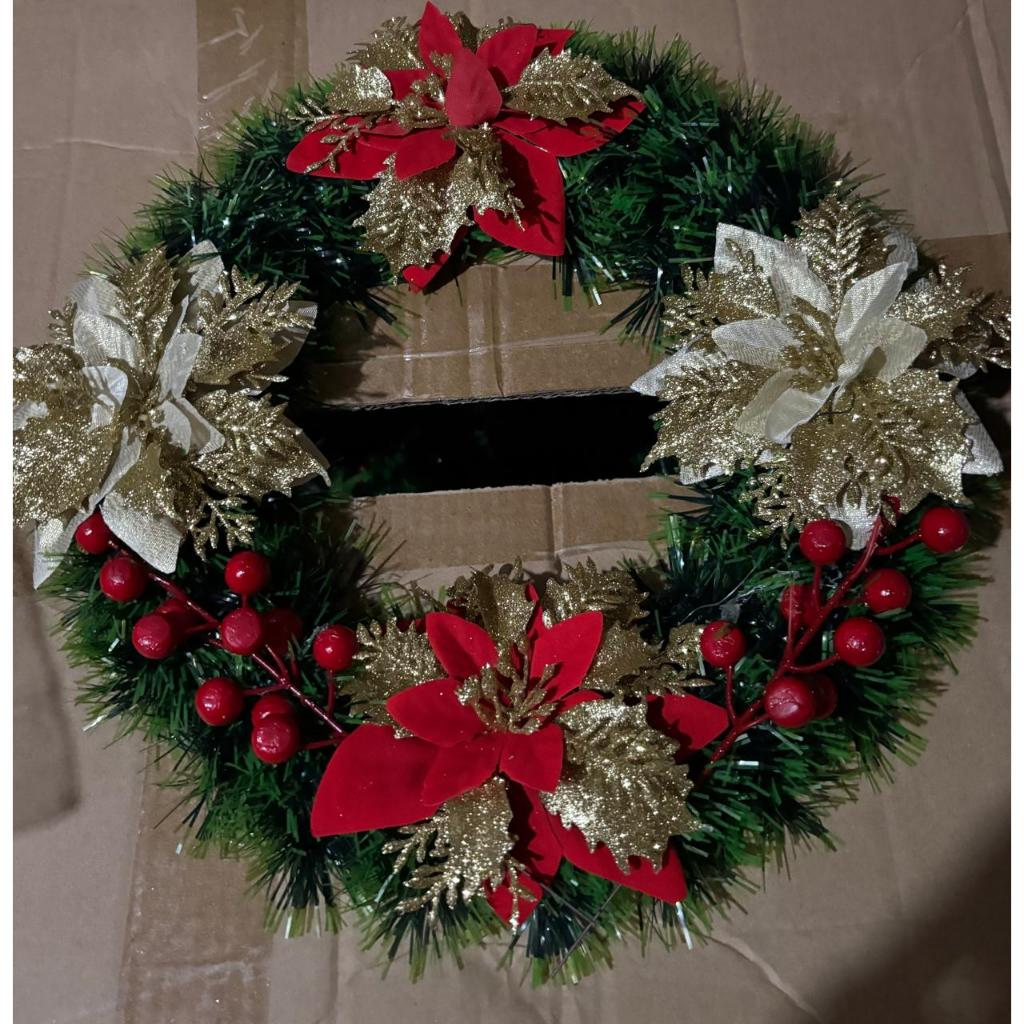 GUIRLANDA DE NATAL 35 CM-VÁRIOS MODELOS