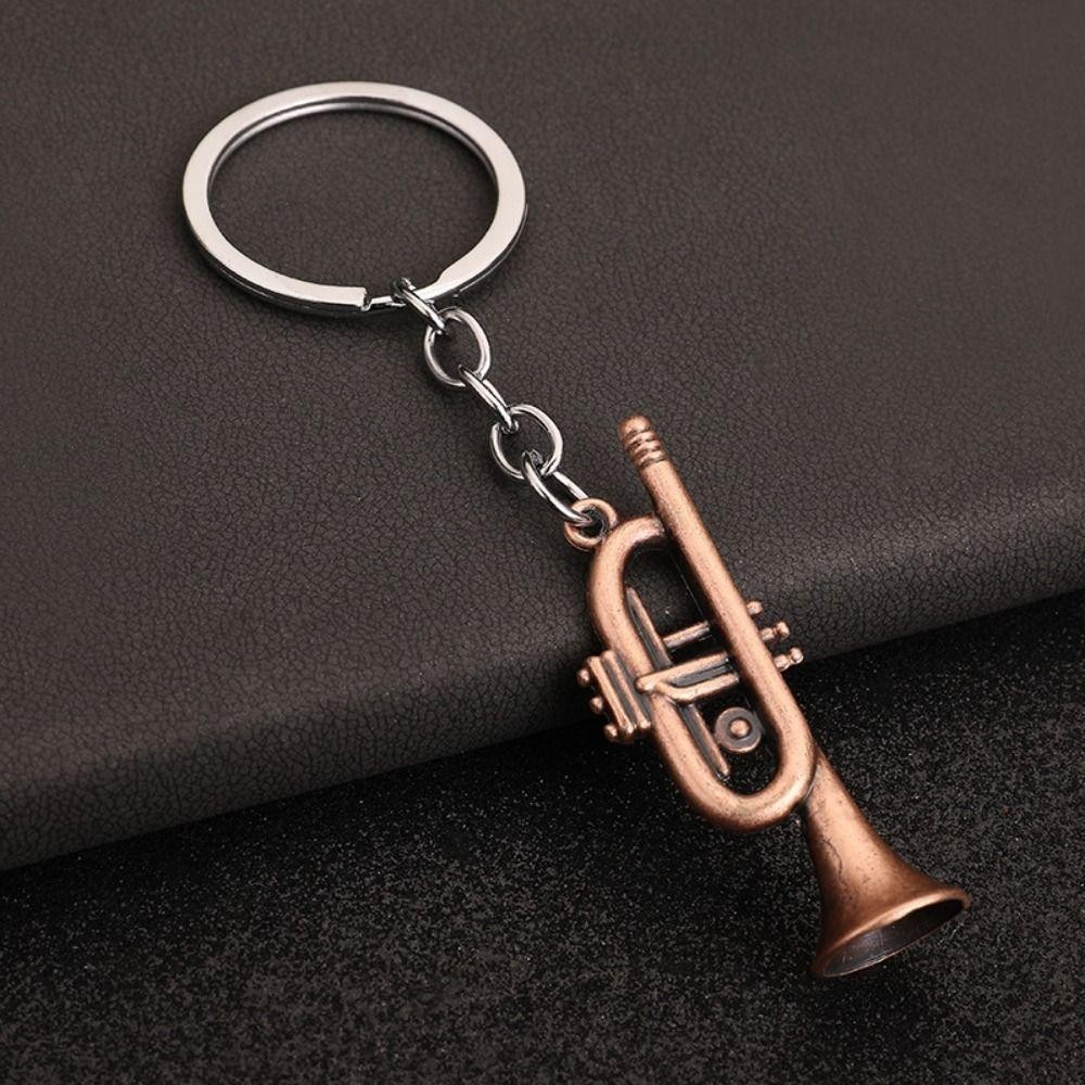 Chaveiro De Metal KBOX , Mini Instrumentos De Saxofone De Liga De Zinco , Três Tipos Brinquedos Pingente De Carro