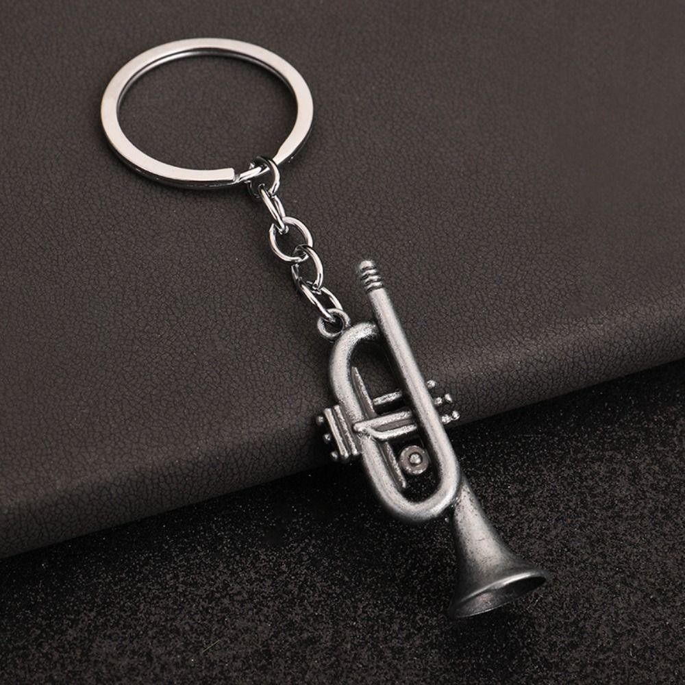 Chaveiro De Metal KBOX , Mini Instrumentos De Saxofone De Liga De Zinco , Três Tipos Brinquedos Pingente De Carro