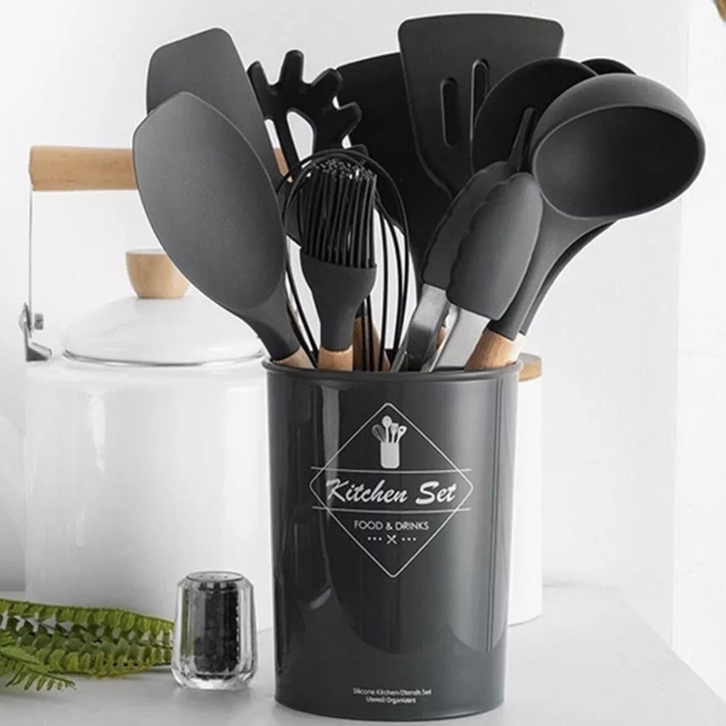 JOGO DE COZINHA KIT 12 PEÇAS SILICONE